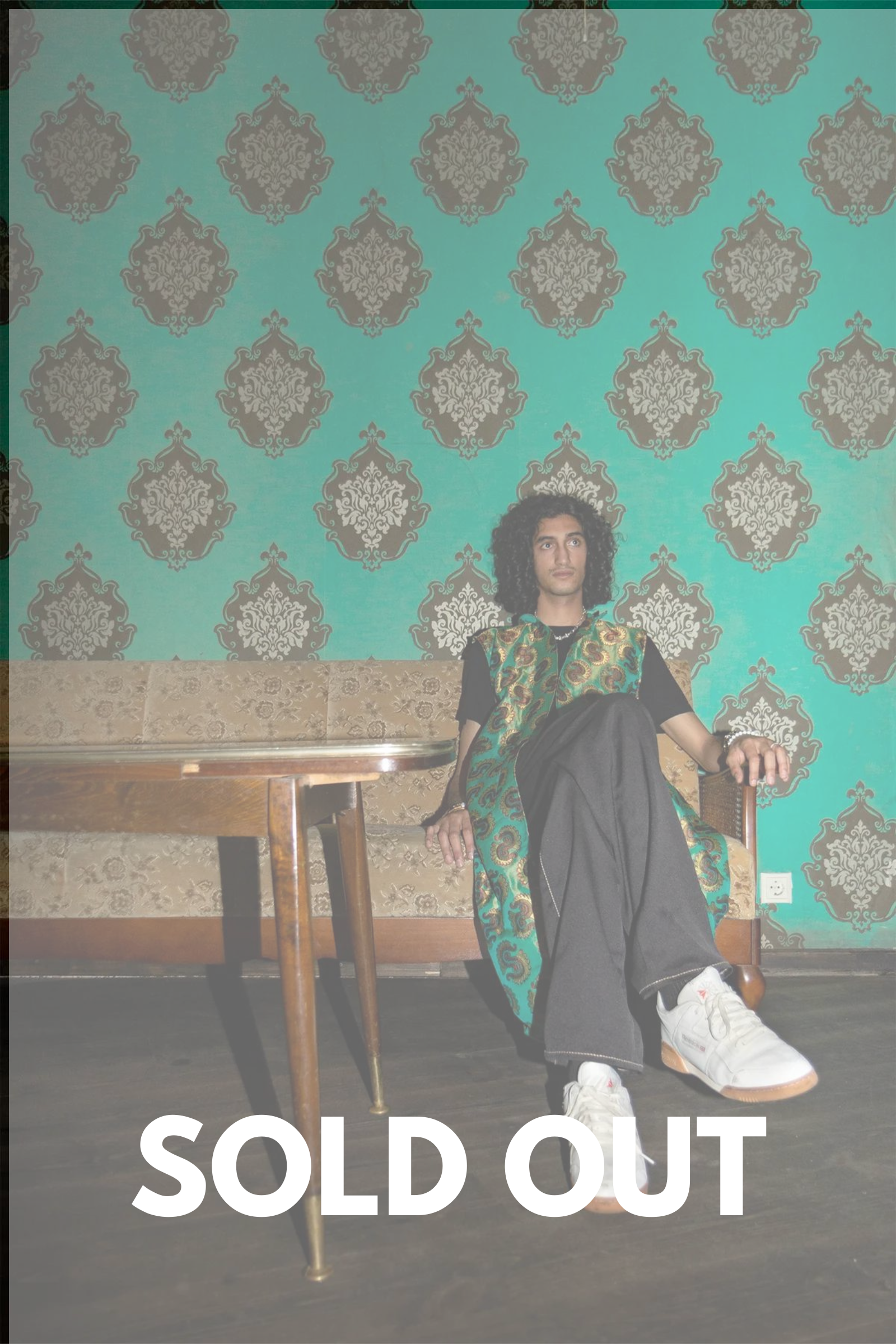 HOURRIA Long Sleeveless Jacket <br> Paisley