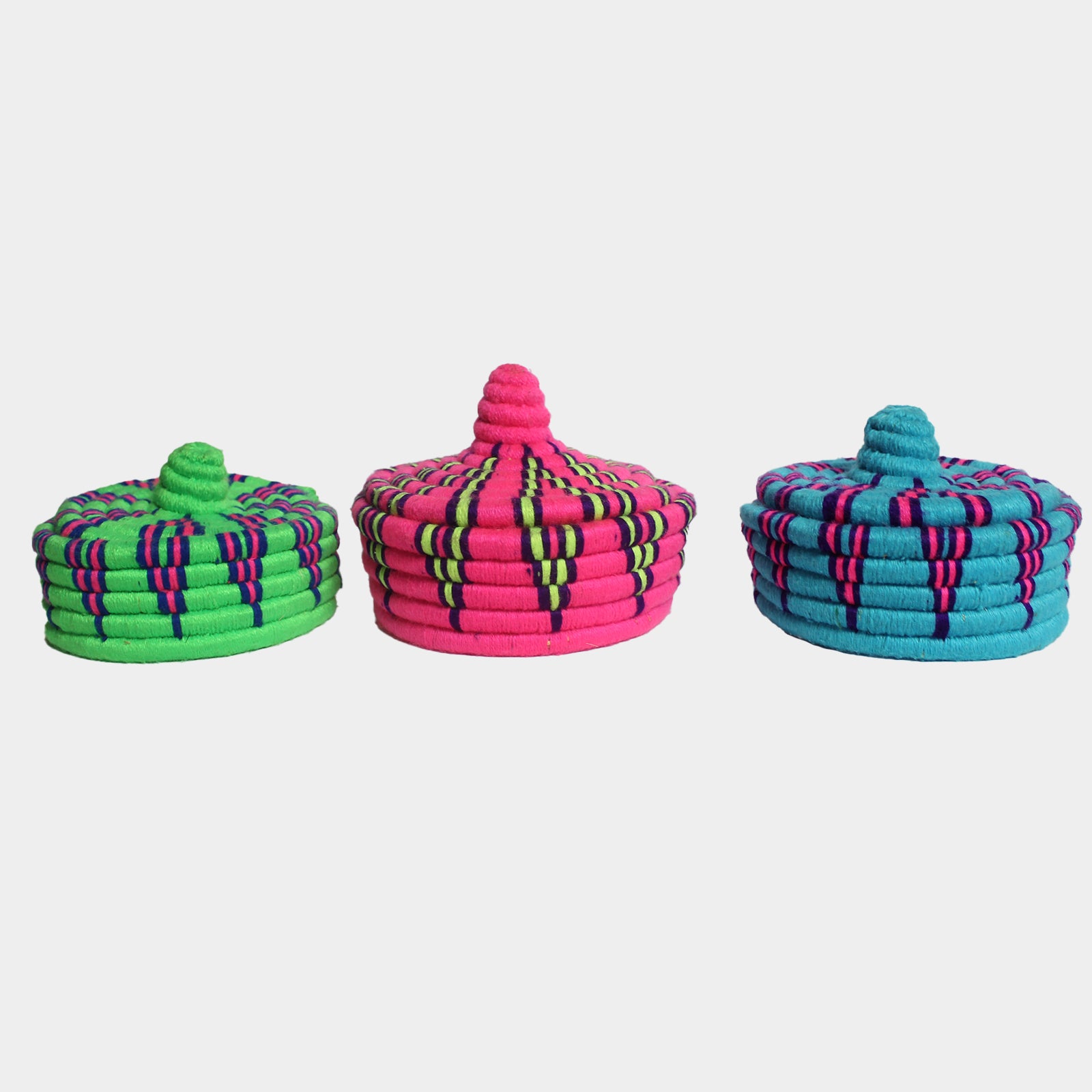 MINI COLOURED BOX - SET OF 3