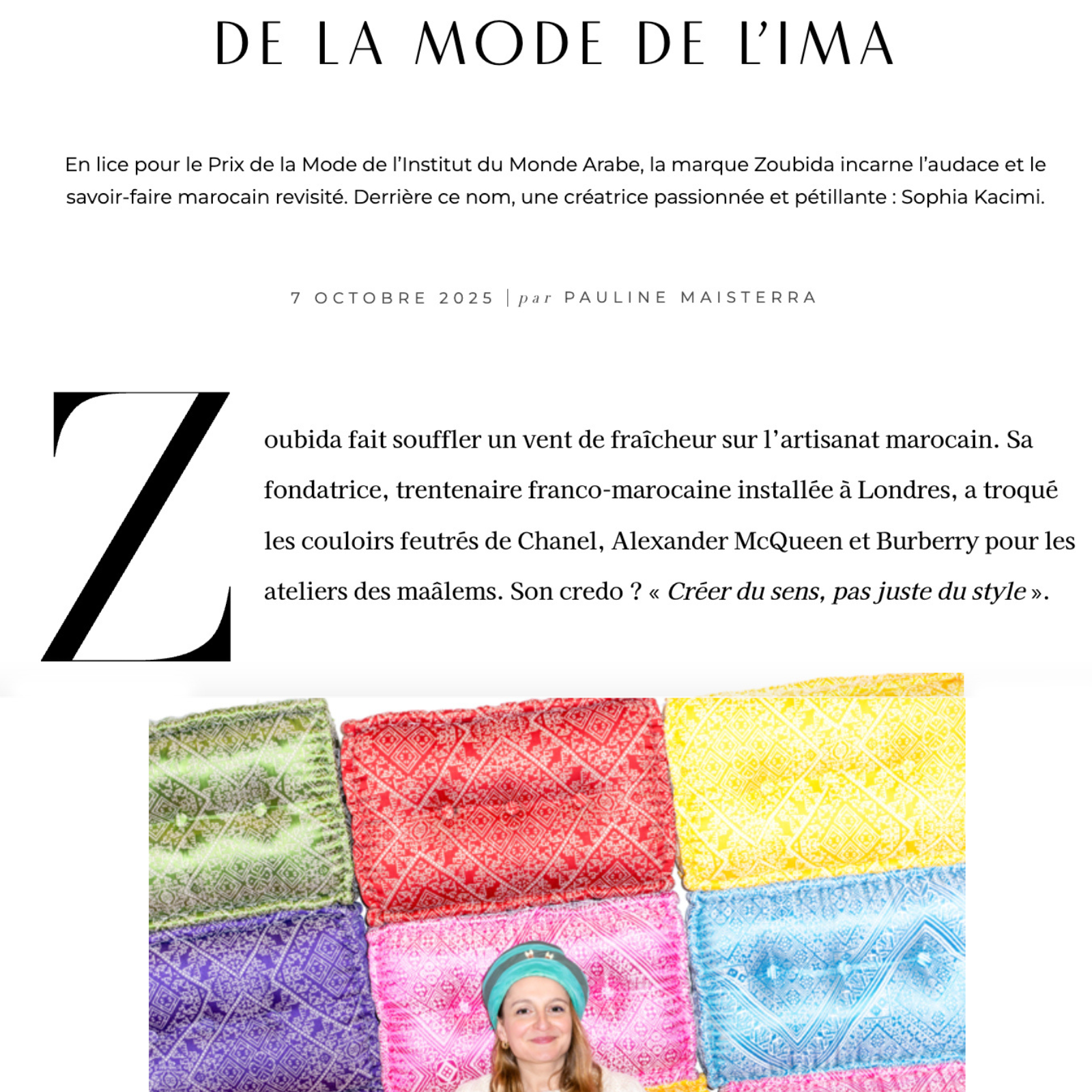 IN THE PRESS 🗞️ I FEMMES DU MAROC