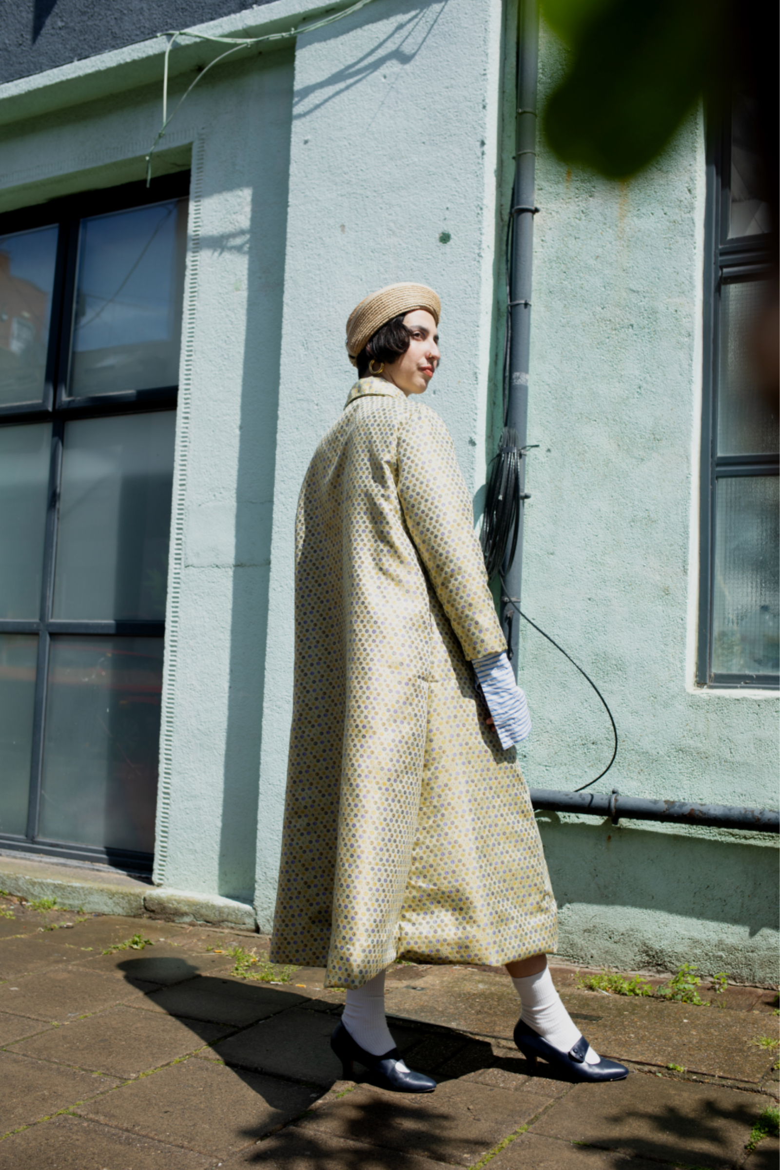 LAYLA, Long straight coat, Thin fabric
