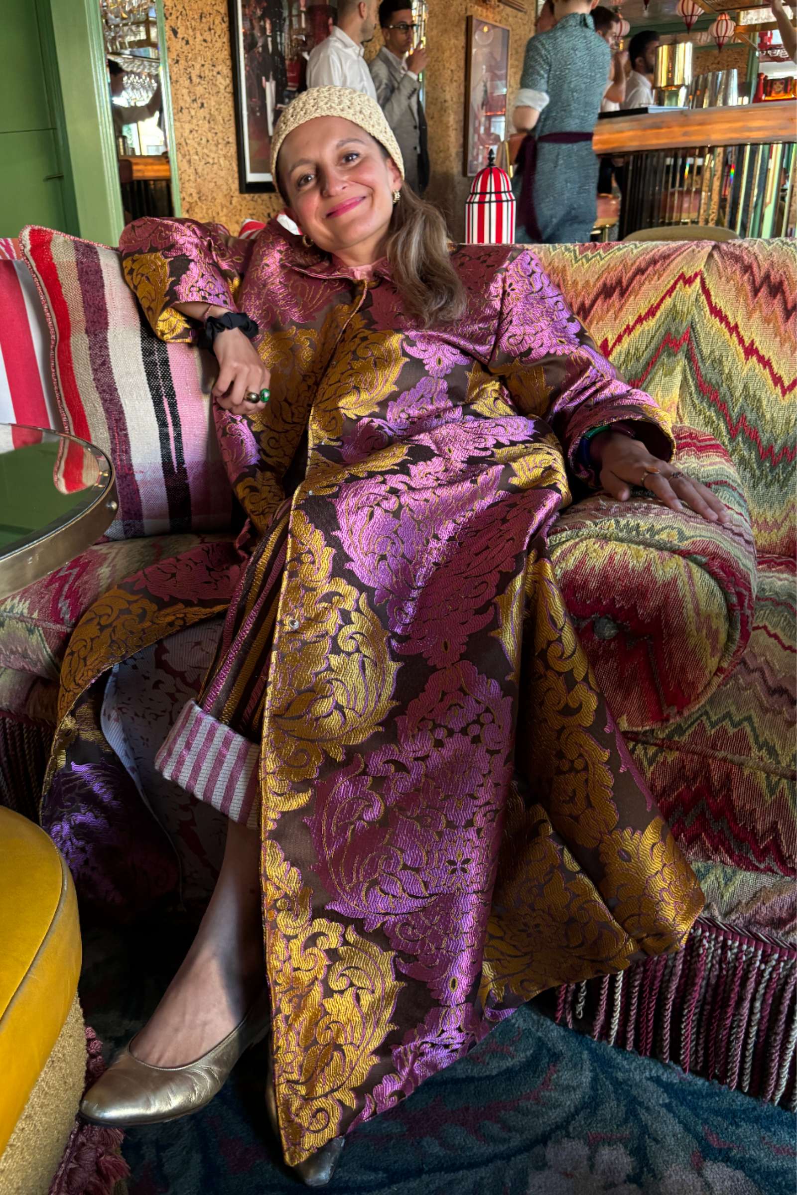 LAYLA, Long straight coat, Thin fabric