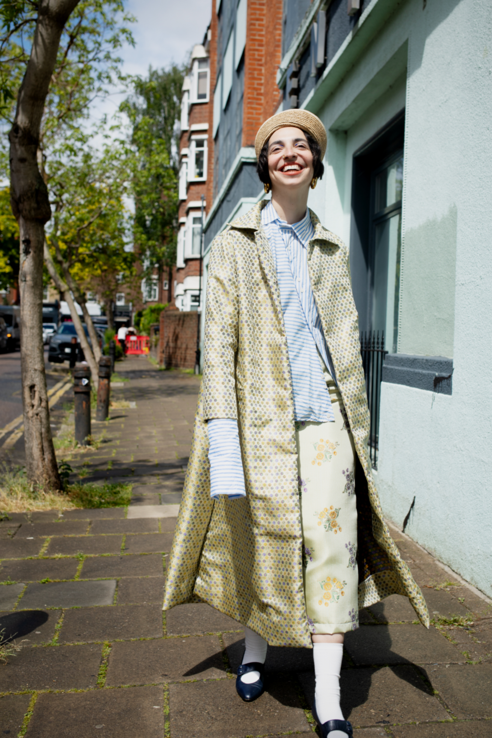LAYLA, Long straight coat, Thin fabric