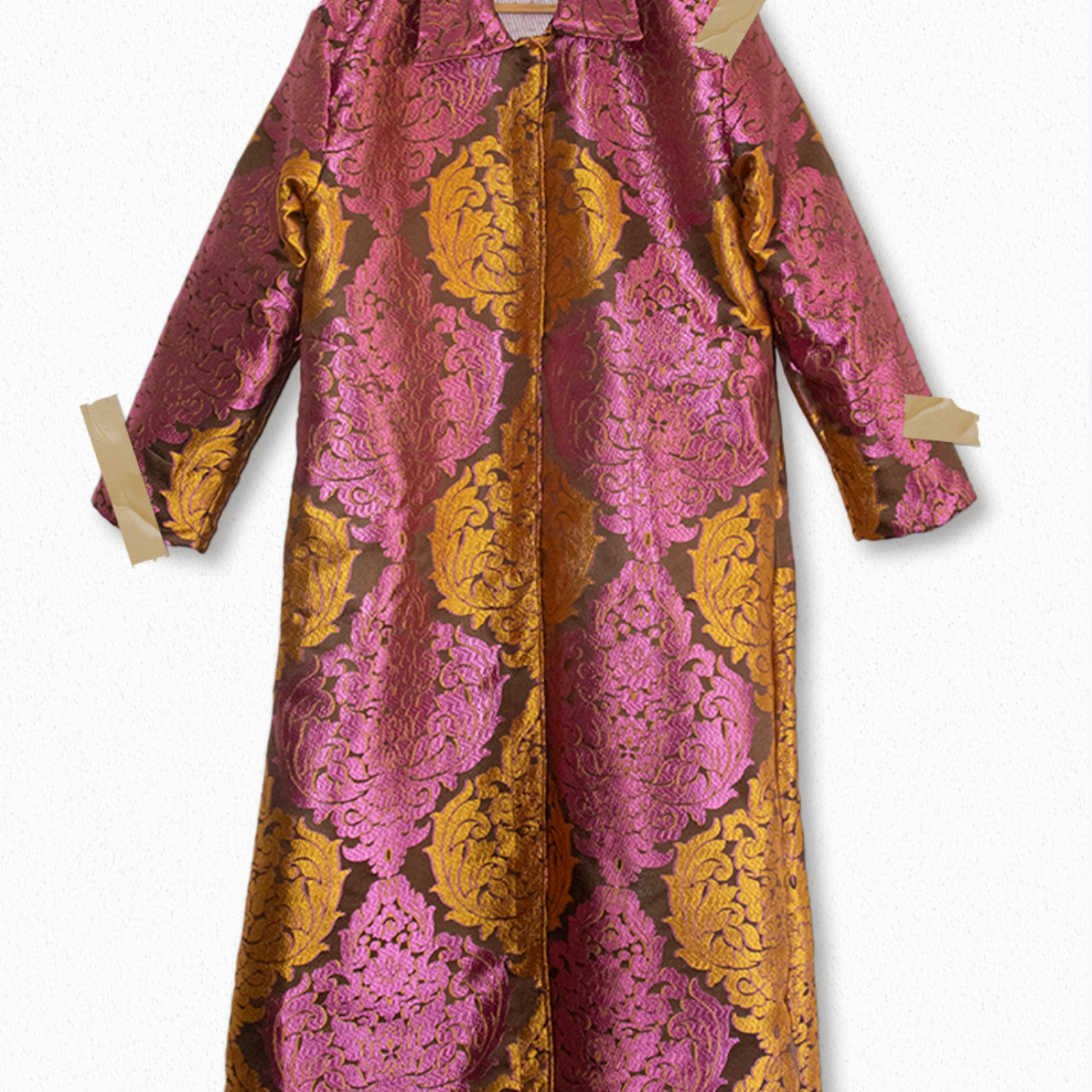 LAYLA, Long straight coat, Thin fabric