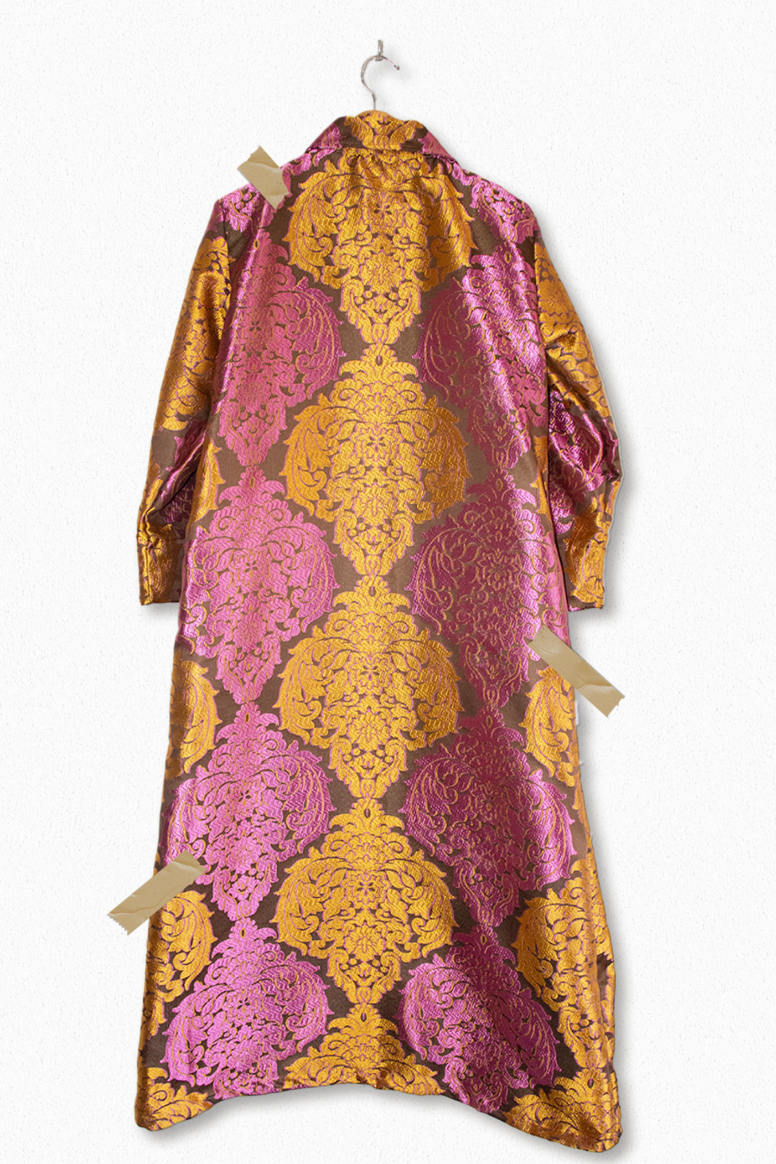 LAYLA, Long straight coat, Thin fabric