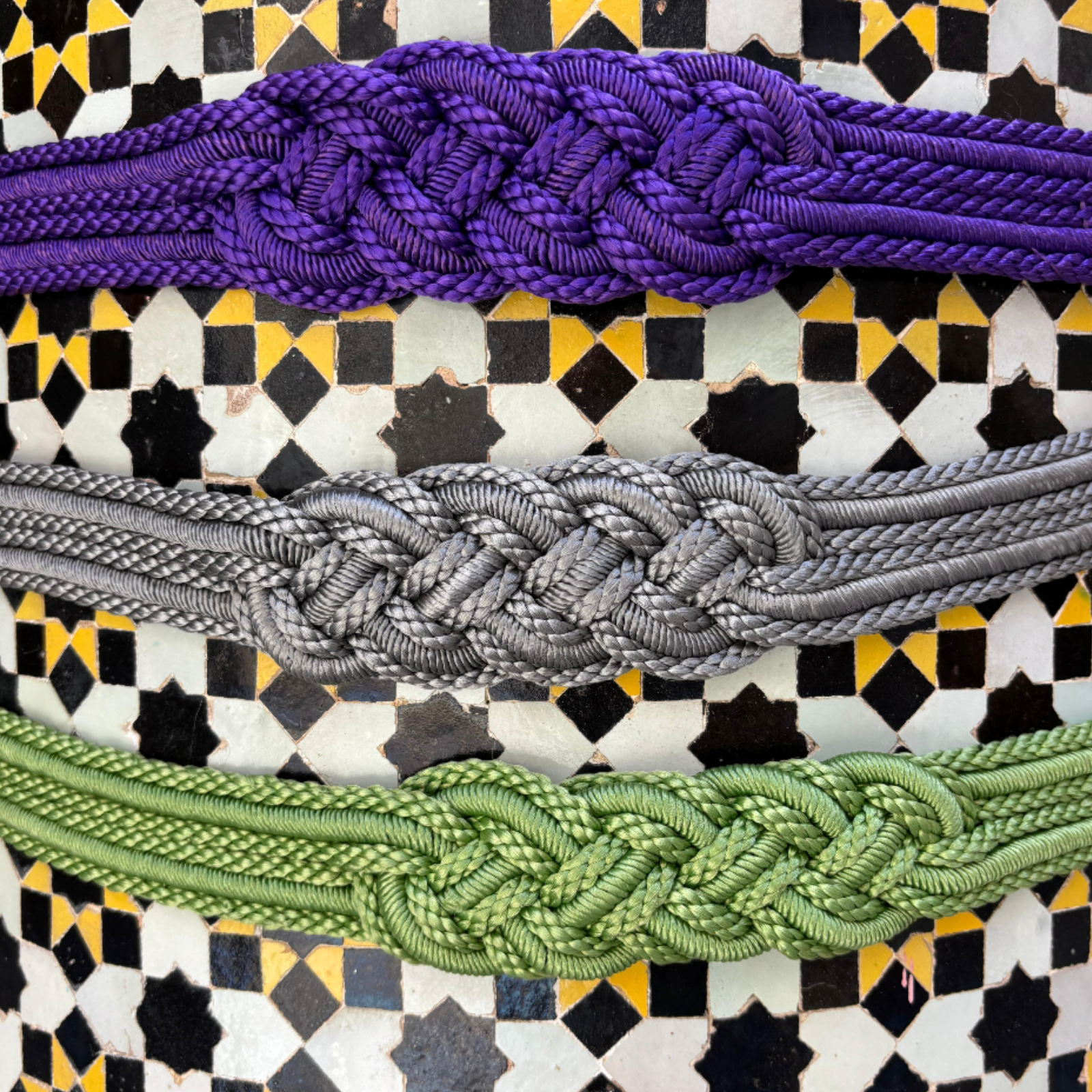 BELT in silk thread