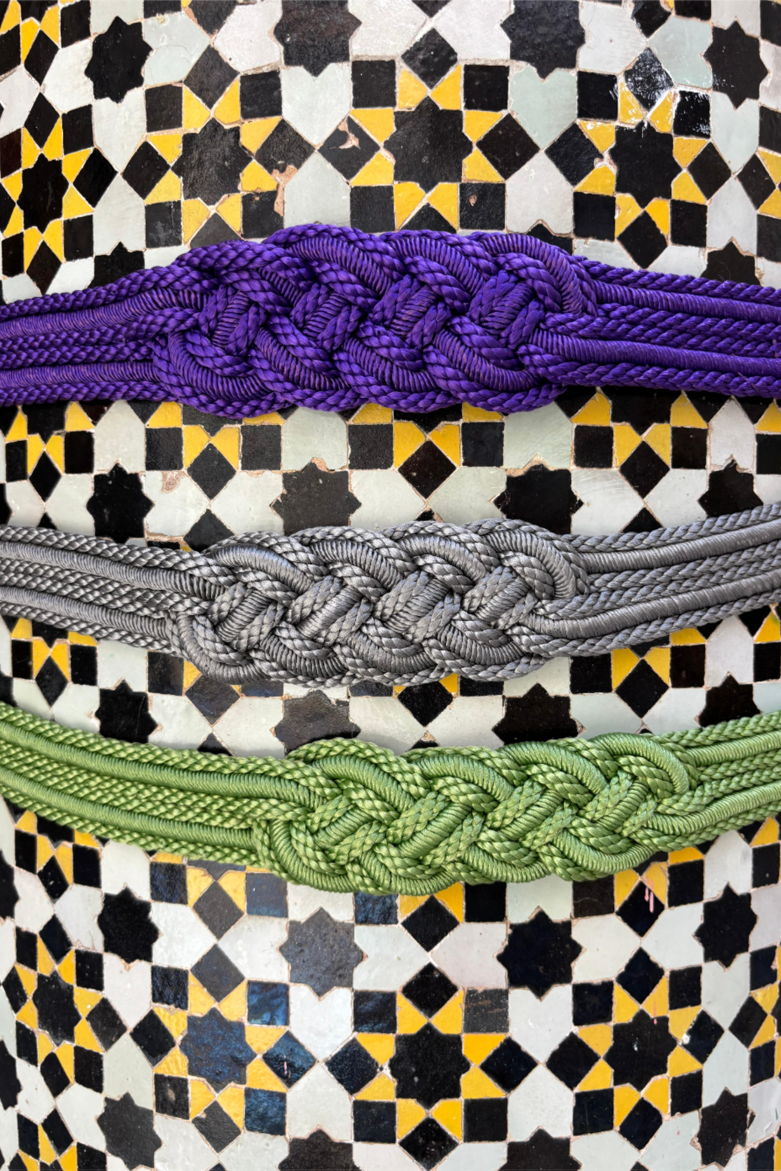 BELT in silk thread