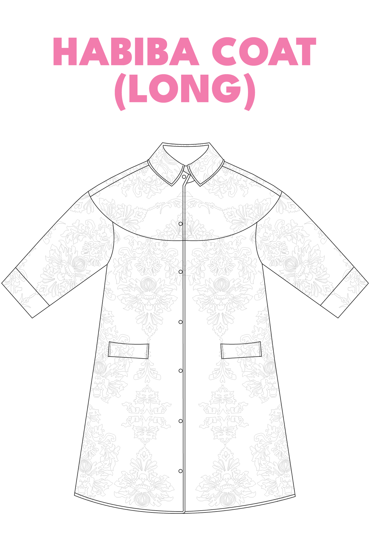 SHINY PINK LEAF Fabric