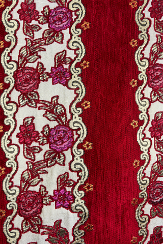 RED FLOWER Fabric