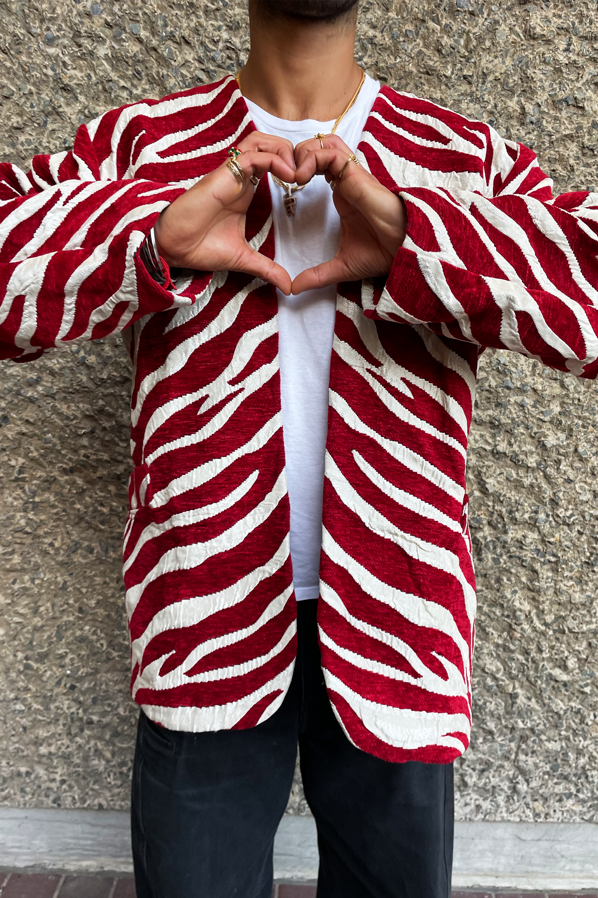 CHERIFA Jacket <br> Red Zebra