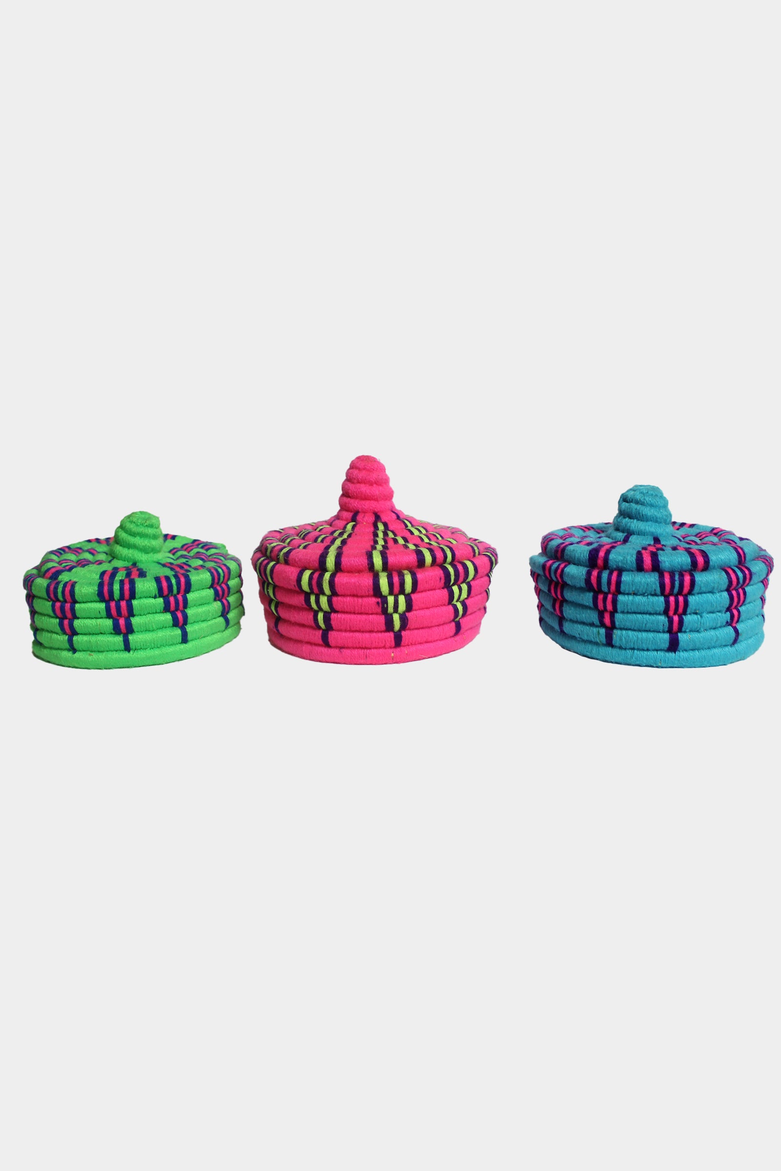 MINI COLOURED BOX - SET OF 3