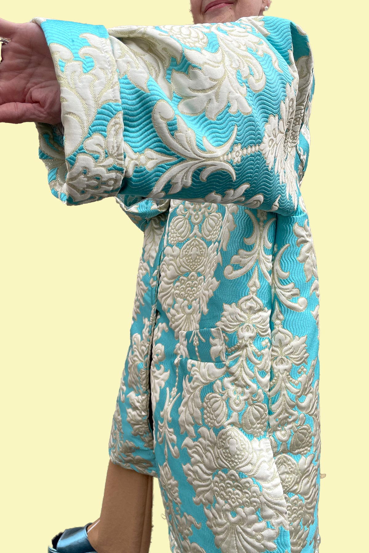HABIBA Coat <br> Turquoise