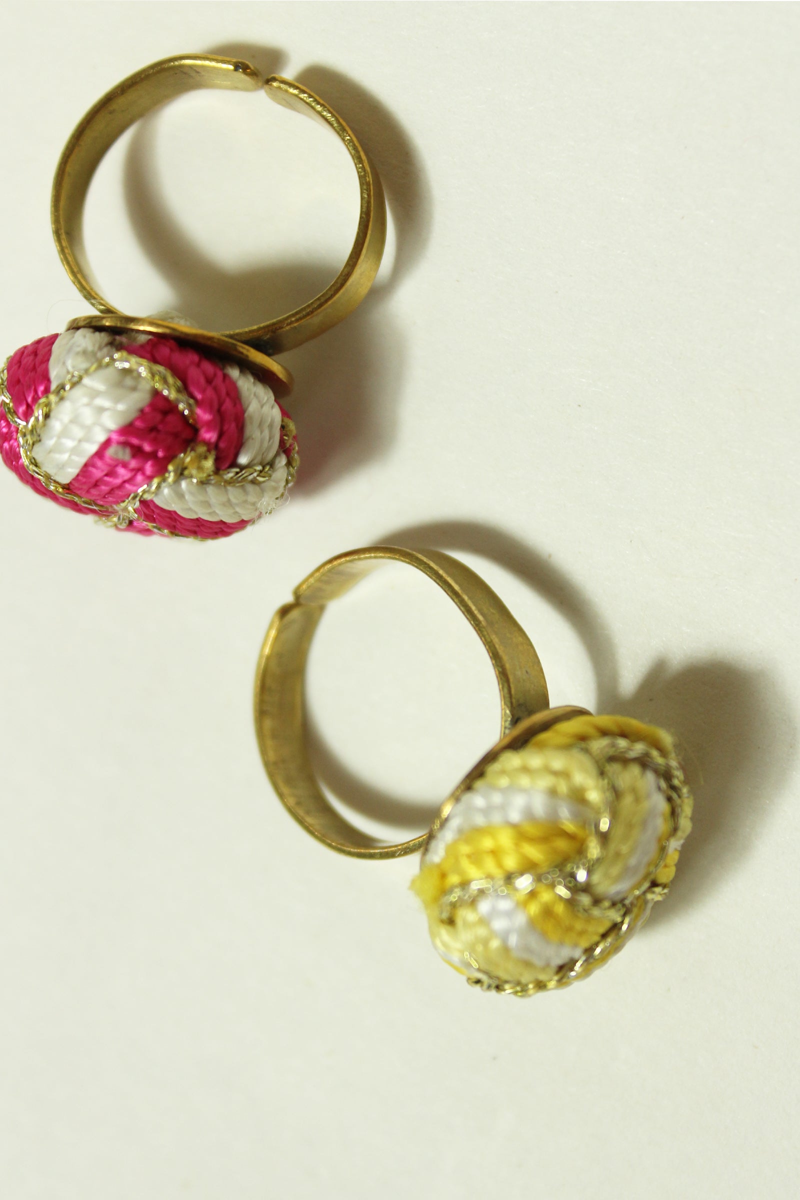 SILK Button Ring