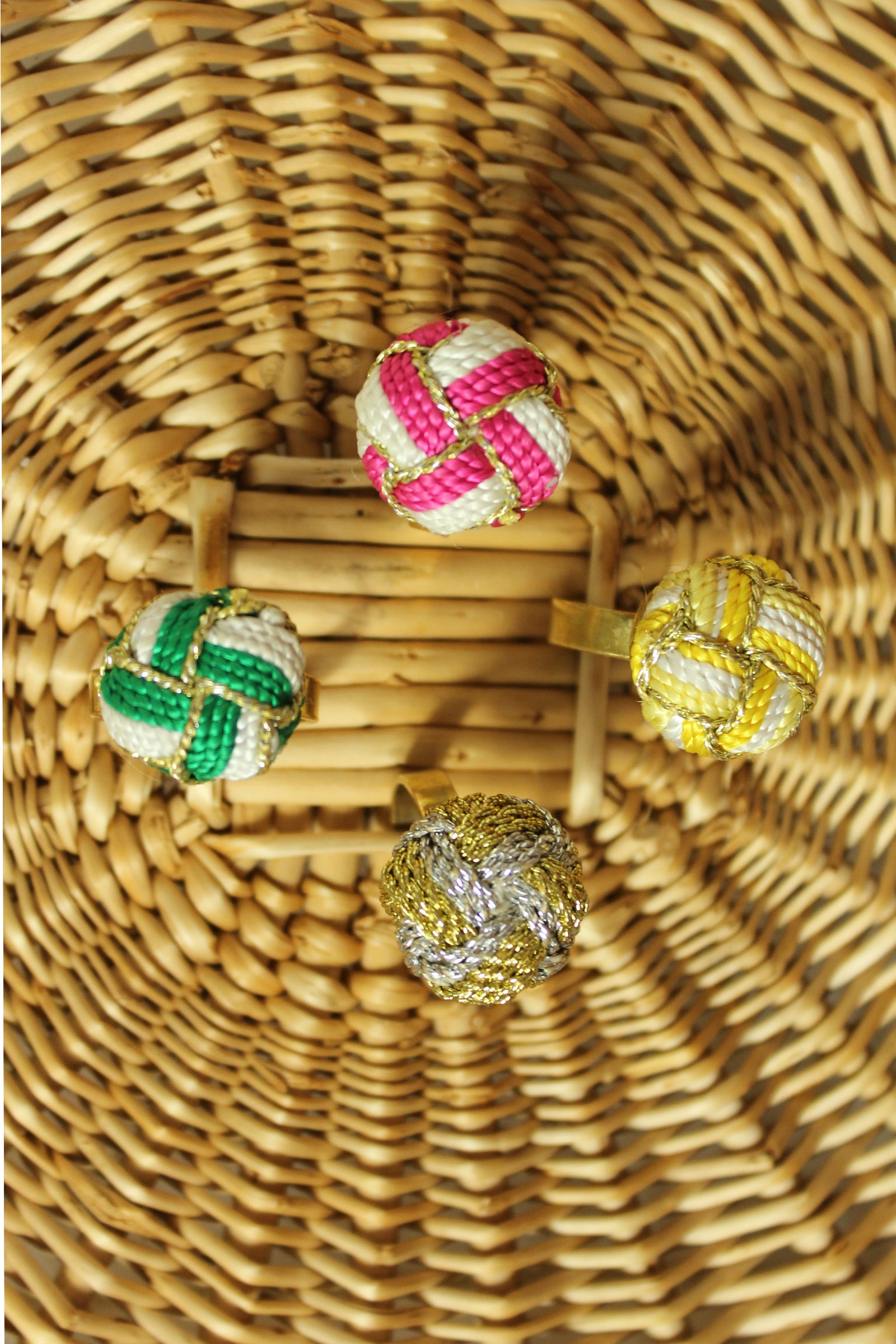 SILK Button Ring