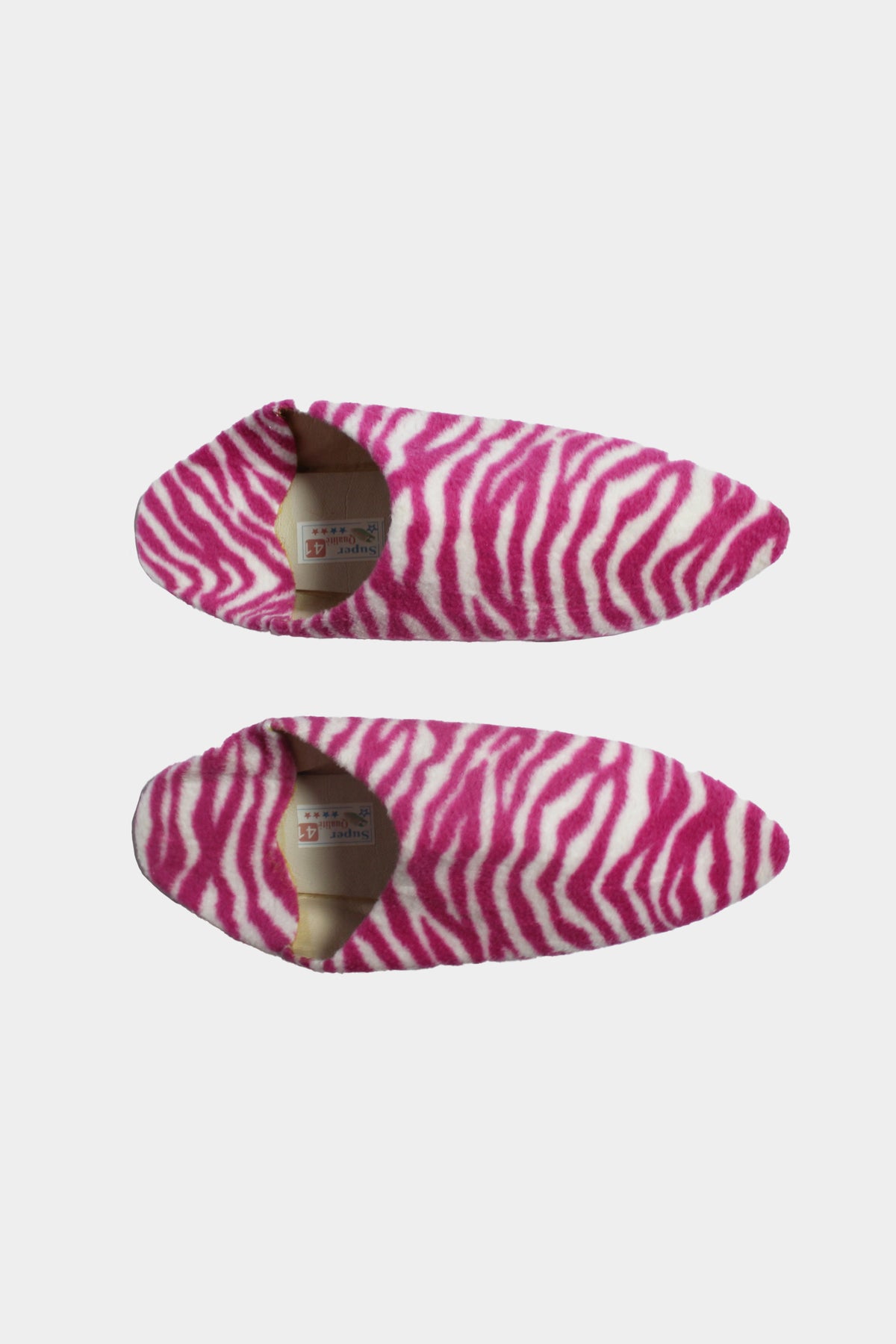 ZEBRA Babouches - Pink (Duvet)